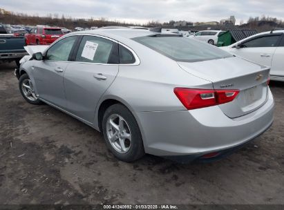 Lot #3053050337 2017 CHEVROLET MALIBU LS