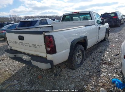 Lot #3056064523 2007 CHEVROLET SILVERADO 1500 CLASSIC WORK TRUCK