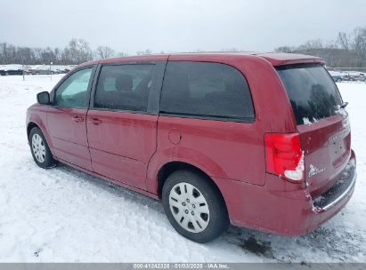 Lot #3065099517 2015 DODGE GRAND CARAVAN SE