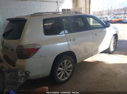 Lot #3056468633 2009 TOYOTA HIGHLANDER HYBRID LIMITED