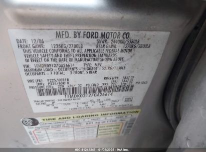 Lot #3056064752 2007 FORD FREESTYLE LIMITED