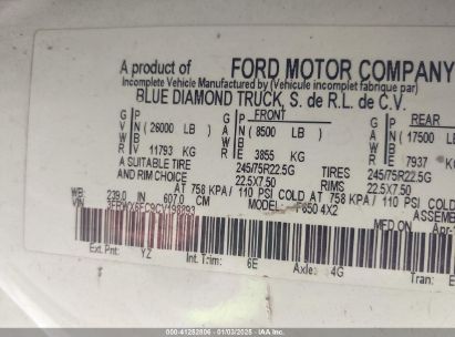 Lot #3050076152 2012 FORD F-650 XL/XLT