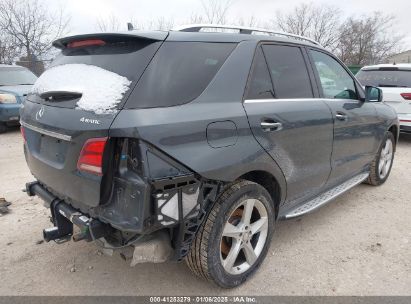 Lot #3051486824 2016 MERCEDES-BENZ GLE 350 4MATIC