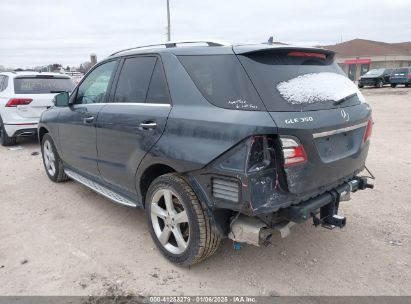 Lot #3051486824 2016 MERCEDES-BENZ GLE 350 4MATIC