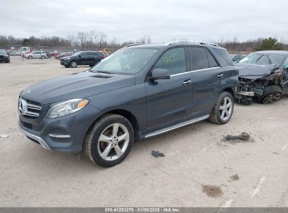 Lot #3051486824 2016 MERCEDES-BENZ GLE 350 4MATIC