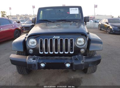 Lot #3050071934 2017 JEEP WRANGLER UNLIMITED SAHARA