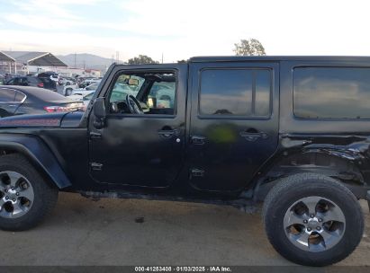 Lot #3050071934 2017 JEEP WRANGLER UNLIMITED SAHARA