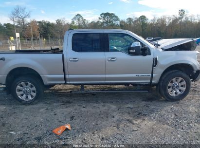 Lot #3051089918 2022 FORD F-250 PLATINUM