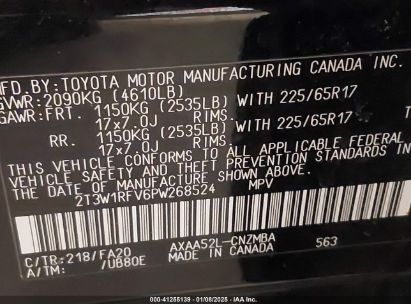 Lot #3053065834 2023 TOYOTA RAV4 XLE