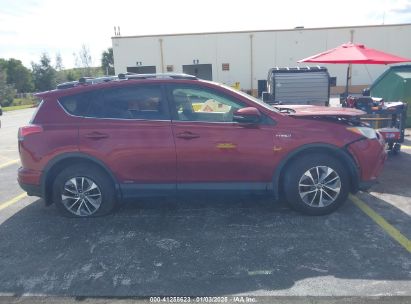 Lot #3054286318 2018 TOYOTA RAV4 HYBRID LE