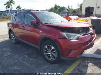 Lot #3054286318 2018 TOYOTA RAV4 HYBRID LE