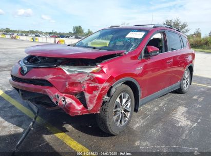 Lot #3054286318 2018 TOYOTA RAV4 HYBRID LE