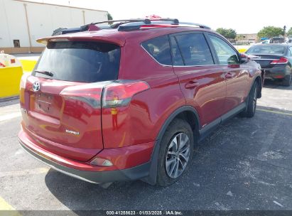 Lot #3054286318 2018 TOYOTA RAV4 HYBRID LE