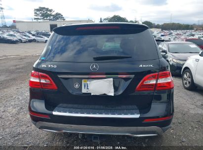 Lot #3056064115 2013 MERCEDES-BENZ ML 350 4MATIC