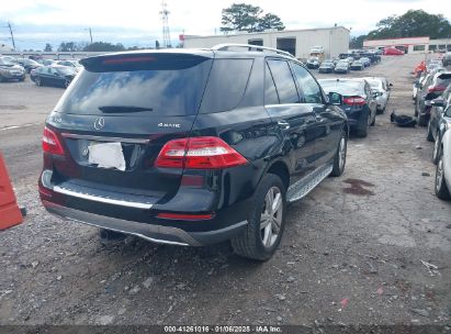 Lot #3056064115 2013 MERCEDES-BENZ ML 350 4MATIC