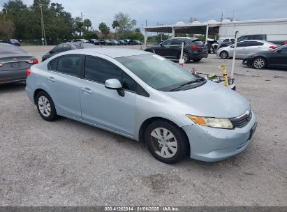 Lot #3056064101 2012 HONDA CIVIC SDN LX