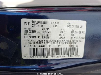 Lot #3052068764 2006 DODGE GRAND CARAVAN SE