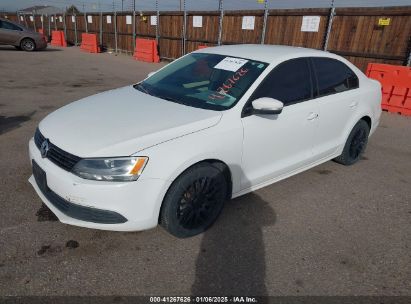 Lot #3053065685 2012 VOLKSWAGEN JETTA 2.5L SE