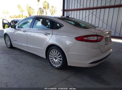 Lot #3053067376 2016 FORD FUSION HYBRID SE