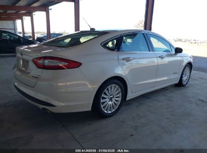 Lot #3053067376 2016 FORD FUSION HYBRID SE