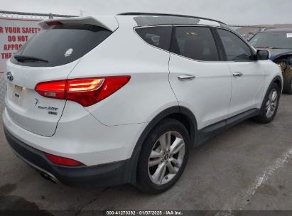 Lot #3056474601 2014 HYUNDAI SANTA FE SPORT 2.0L TURBO