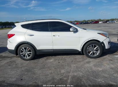 Lot #3050075819 2014 HYUNDAI SANTA FE SPORT 2.0L TURBO