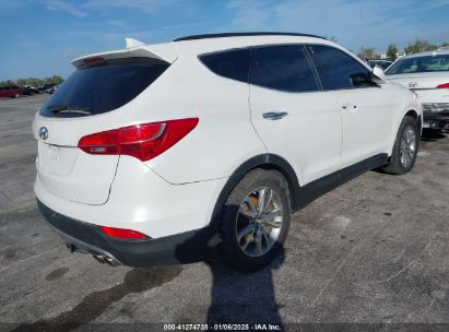 Lot #3050075819 2014 HYUNDAI SANTA FE SPORT 2.0L TURBO