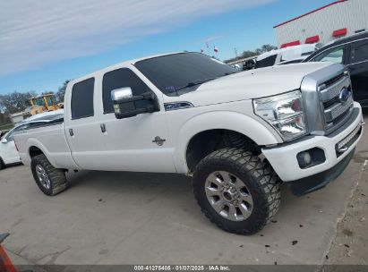 Lot #3052078340 2014 FORD F-350 LARIAT