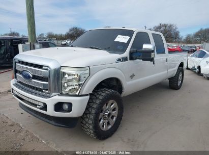 Lot #3052078340 2014 FORD F-350 LARIAT