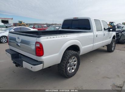 Lot #3052078340 2014 FORD F-350 LARIAT