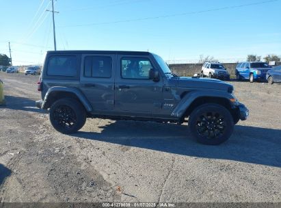 Lot #3056475869 2023 JEEP WRANGLER 4XE SAHARA 4X4