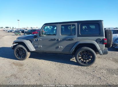 Lot #3056475869 2023 JEEP WRANGLER 4XE SAHARA 4X4