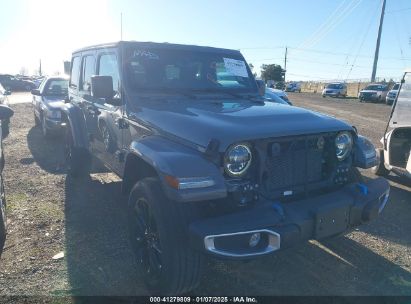 Lot #3056475869 2023 JEEP WRANGLER 4XE SAHARA 4X4