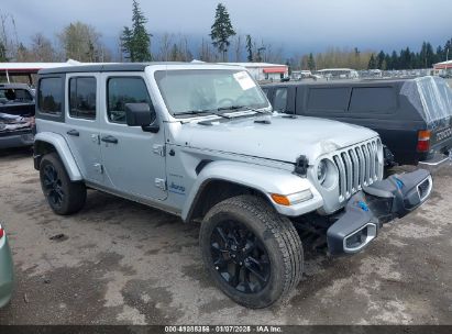 Lot #3056475794 2023 JEEP WRANGLER 4XE SAHARA 4X4