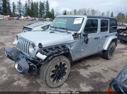 Lot #3056475794 2023 JEEP WRANGLER 4XE SAHARA 4X4