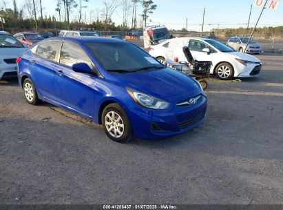 Lot #3052068522 2013 HYUNDAI ACCENT GLS