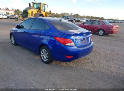 Lot #3052068522 2013 HYUNDAI ACCENT GLS