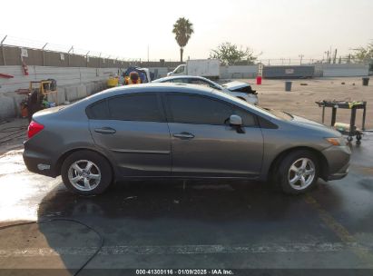 Lot #3056475852 2012 HONDA CIVIC SDN CNG/NATURAL GAS