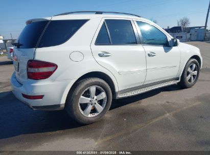 Lot #3053067050 2009 MERCEDES-BENZ ML 350 4MATIC