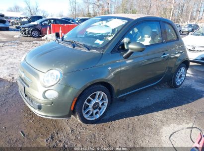 Lot #3056063868 2012 FIAT 500C POP