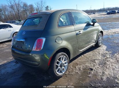 Lot #3056063868 2012 FIAT 500C POP