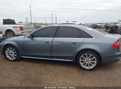 Lot #3053059130 2014 AUDI A4 2.0T PREMIUM