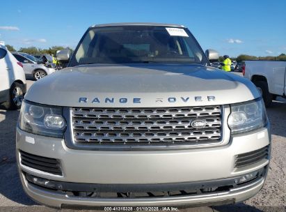 Lot #3056064053 2014 LAND ROVER RANGE ROVER 5.0L V8 SUPERCHARGED/5.0L V8 SUPERCHARGED EBONY EDITION