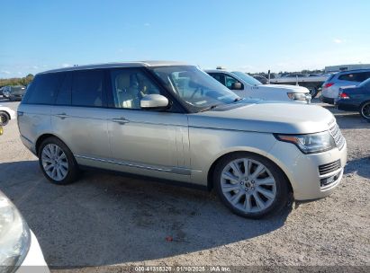 Lot #3056064053 2014 LAND ROVER RANGE ROVER 5.0L V8 SUPERCHARGED/5.0L V8 SUPERCHARGED EBONY EDITION