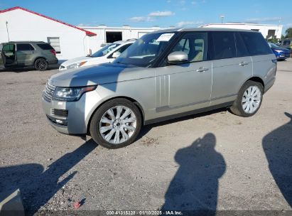 Lot #3056064053 2014 LAND ROVER RANGE ROVER 5.0L V8 SUPERCHARGED/5.0L V8 SUPERCHARGED EBONY EDITION