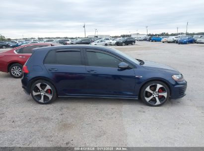 Lot #3056071878 2015 VOLKSWAGEN GOLF GTI 2.0T SE 4-DOOR