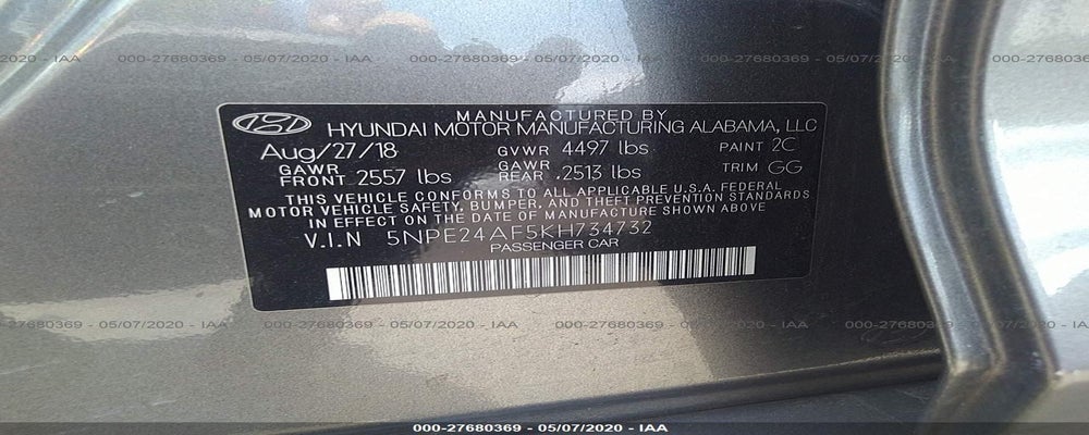 5NPE24AF5KH734732 2019 HYUNDAI SONATA photo no. 9