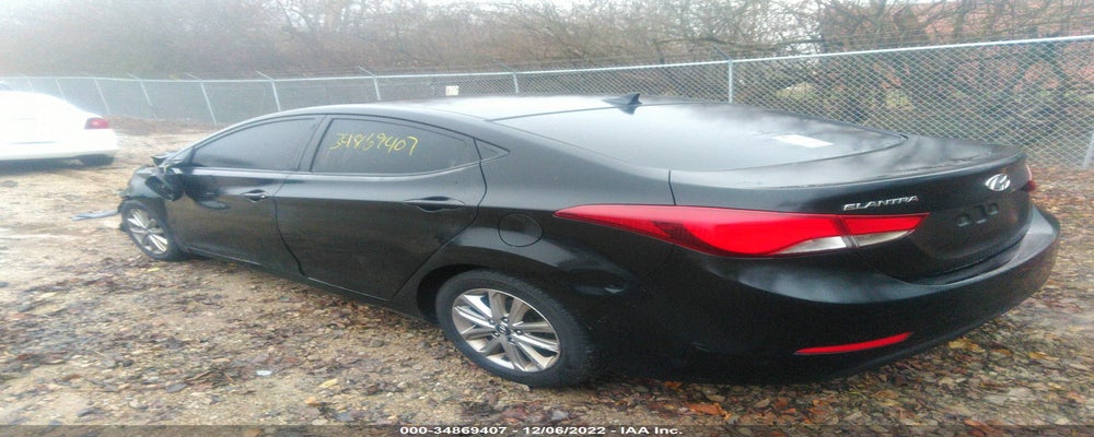5NPDH4AE8EH495540 2014 HYUNDAI ELANTRA photo no. 3