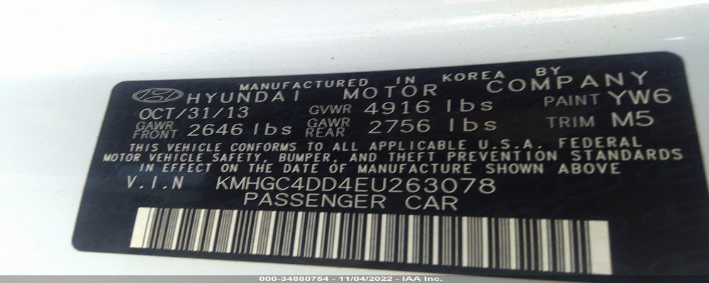 KMHGC4DD4EU263078 2014 HYUNDAI GENESIS photo no. 9