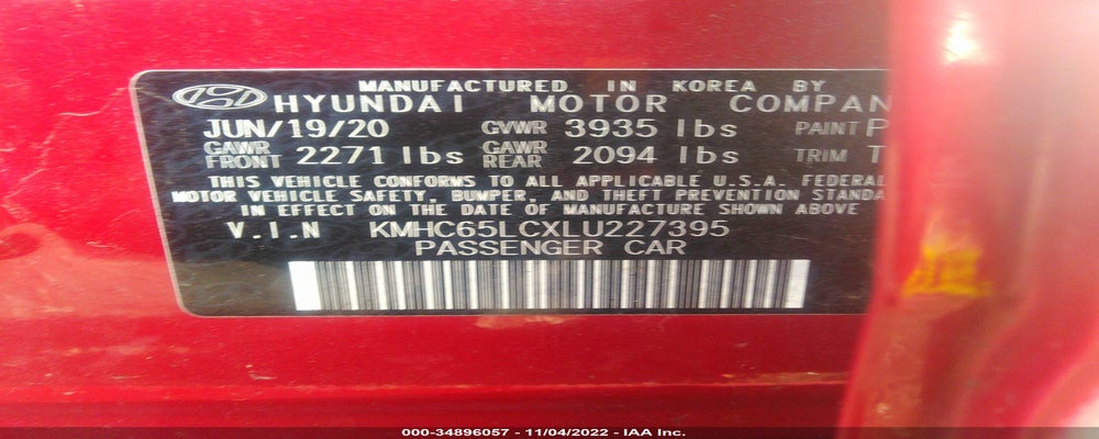 KMHC65LCXLU227395 2020 HYUNDAI IONIQ HYBRID photo no. 9